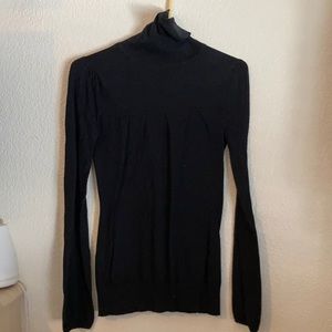 Classic black turtle neck